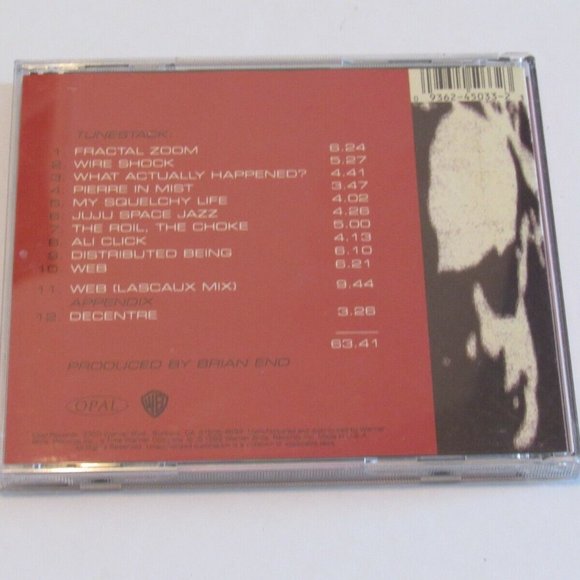 Brian Eno CD's Ali Click Opal German Import and Nerve Net USA Lot of 2 VG+ - Picture 7 of 7